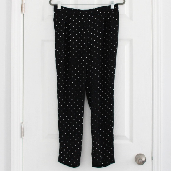 POLKA DOT MID RISE PANTS | CYNTHIA ROWLEY - Picture 2 of 8